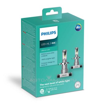 Philips H4 6200K Ultinon LED