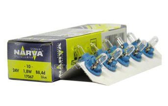 BAX 24V-1,8W (B8,4d) Blue 17067